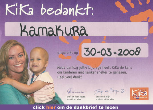 kika bedankt